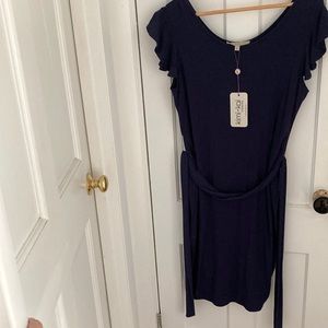 Kimi+ Kai Navy blue maternity dress NWT